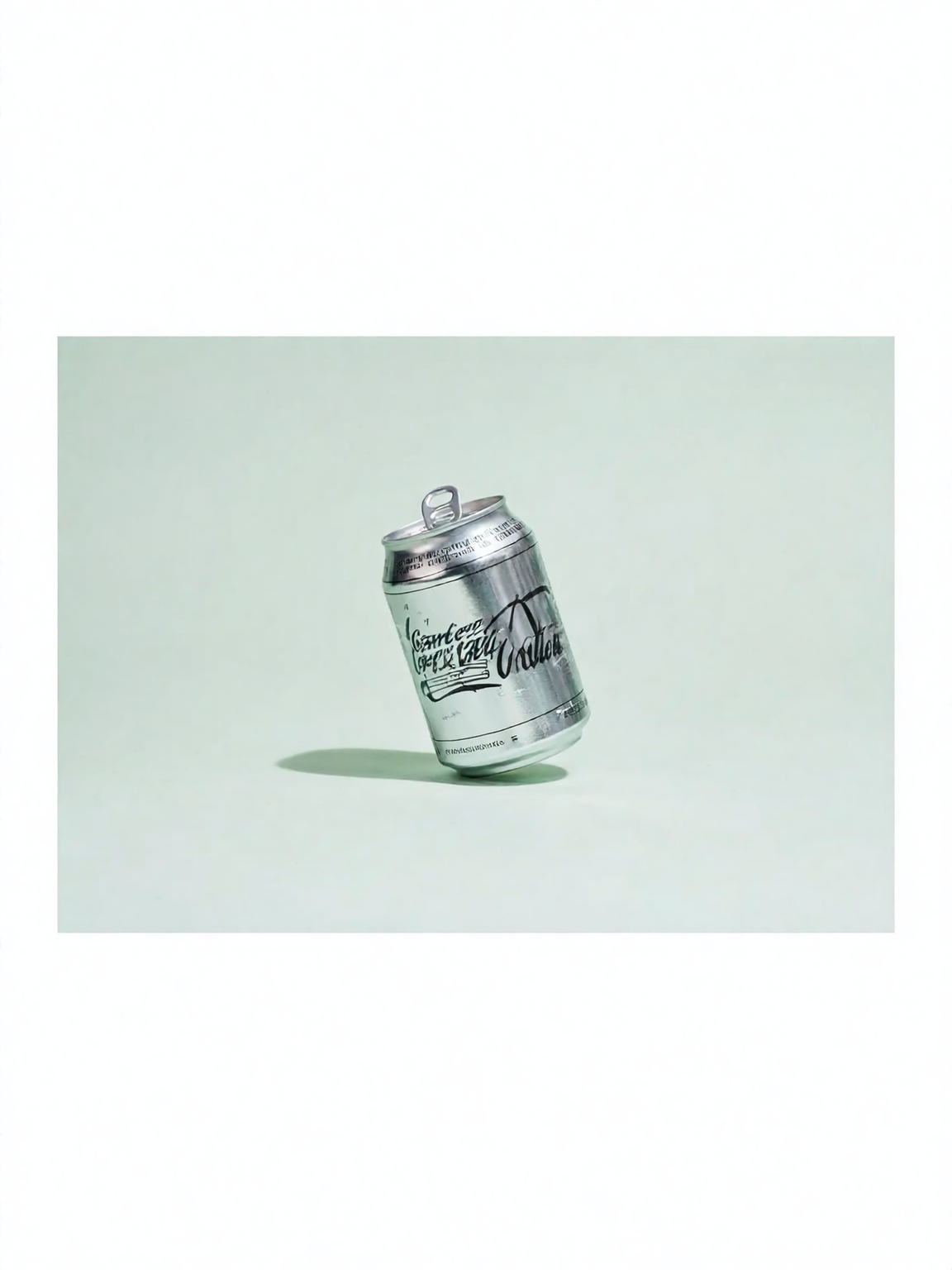 AI-generated packshot — beverage campaign